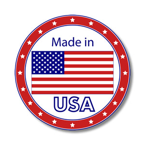 All products are manufactured in the USA.