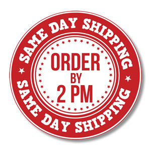 Same Day Shipping - Order by 2pm Eastern